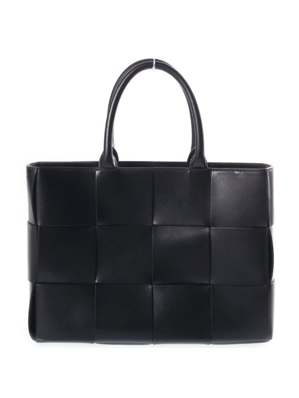 Bottega Veneta Arco Small Calfskin Leather Tote Bag Black